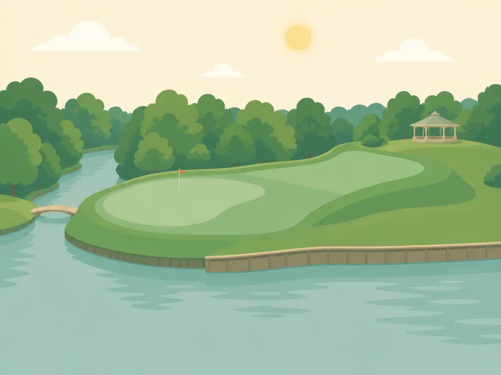 Illustration of Jumping Brook Country Club
