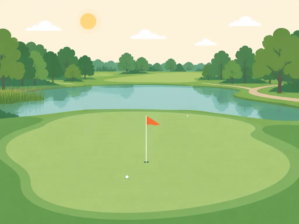 Illustration of Buena Vista Golf Course
