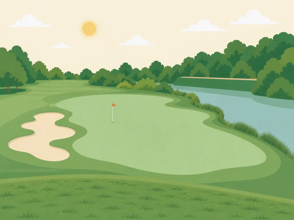 Illustration of Page Belcher Golf Course (Olde Page)
