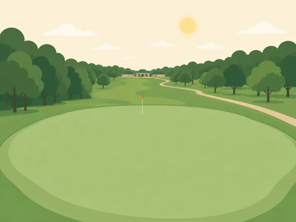 Illustration of Indian Oaks Golf Course - Nonoca