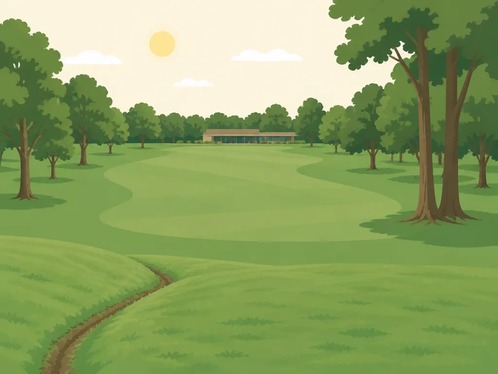 Illustration of Jerry Tim Brooks Golf Course