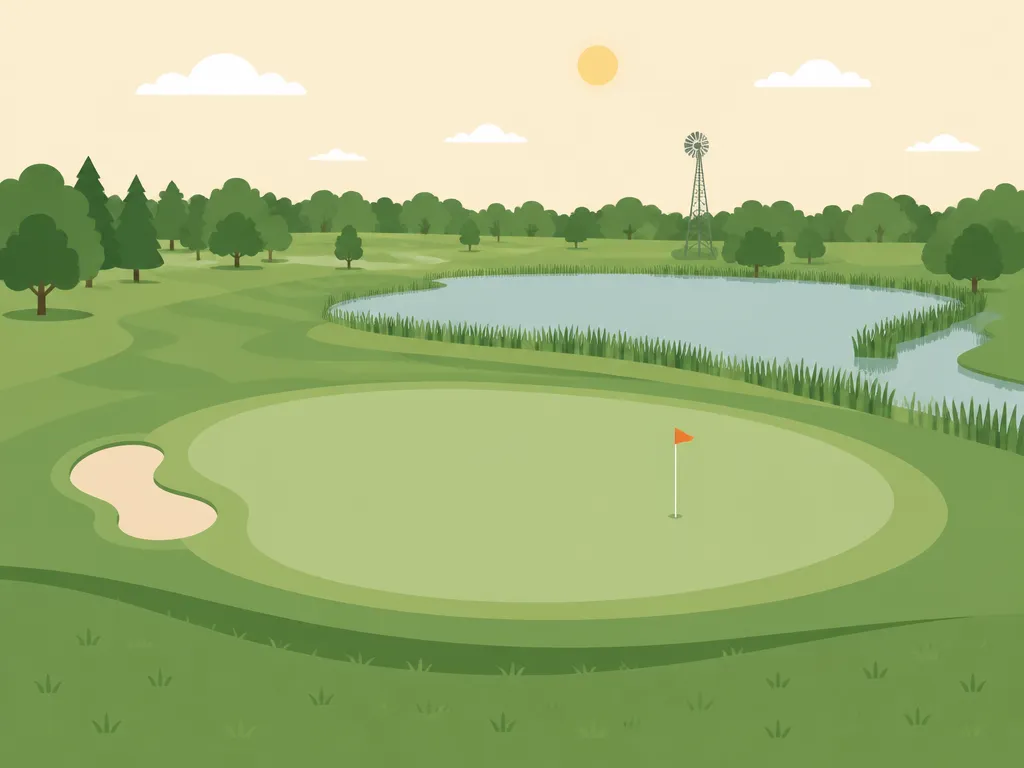 Illustration of Braun’s Deer Run Golf Course