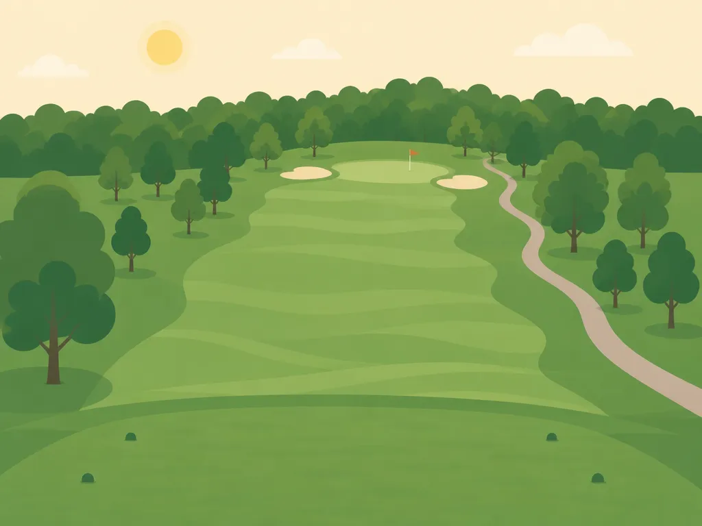 Illustration of Ponderosa Golf Course