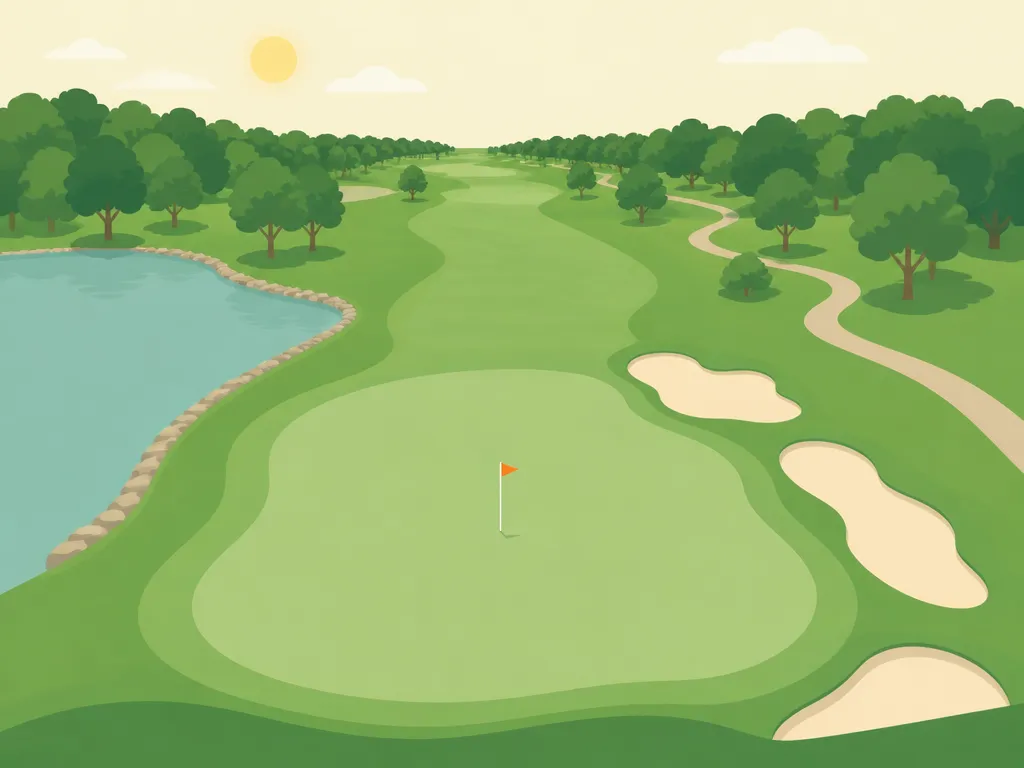 Illustration of Juliette Falls Golf Course