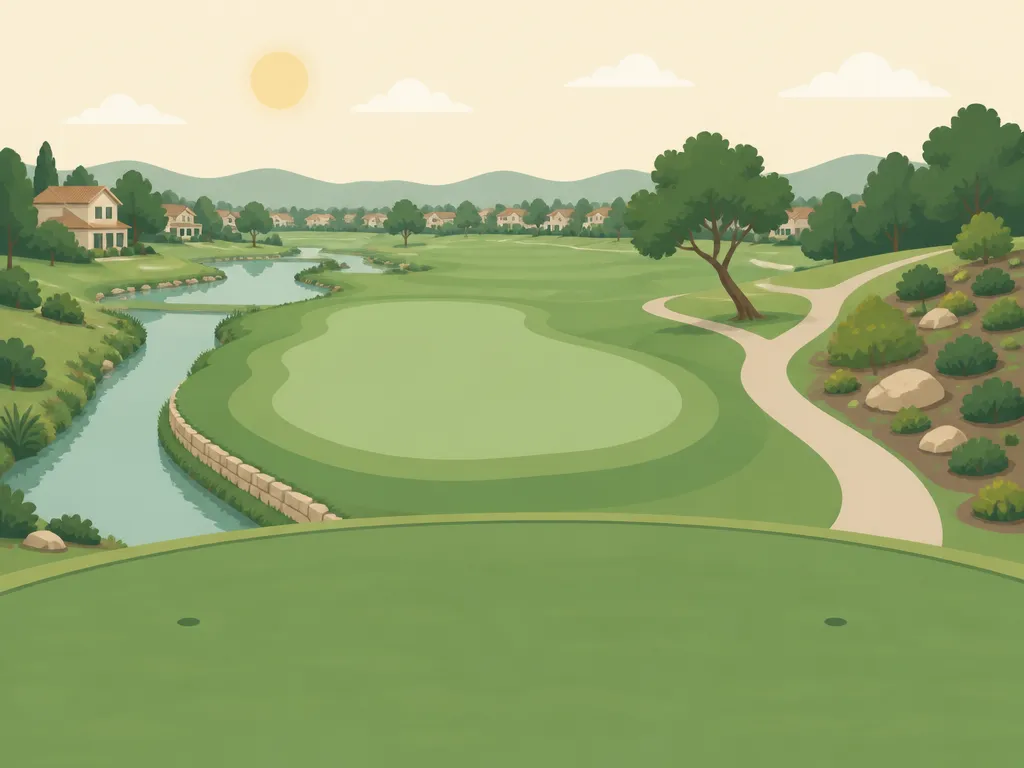 Illustration of Redhawk Golf Course