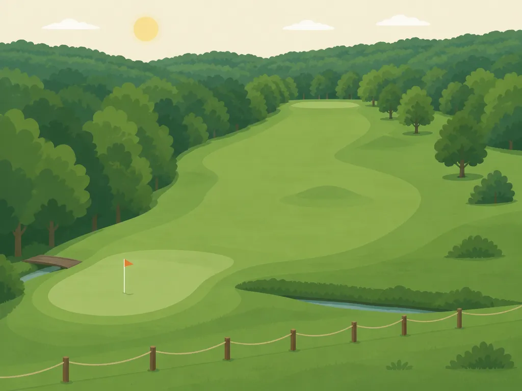 Illustration of Wheeling Park Golf Course