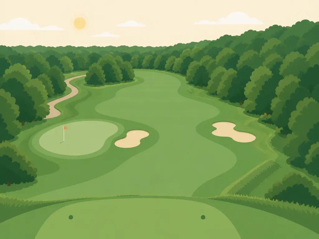 Illustration of Moose Ridge Golf Course