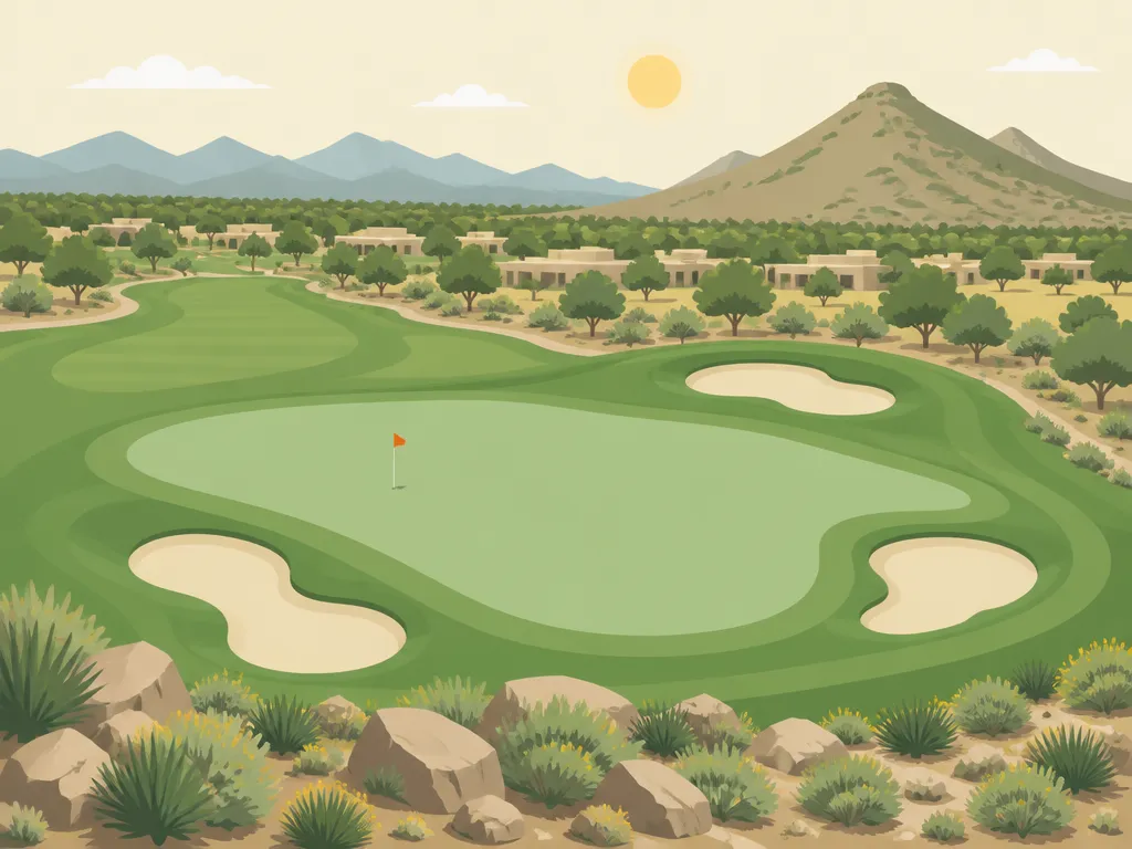 Illustration of Scottsdale National Golf Club (Mine Shaft)