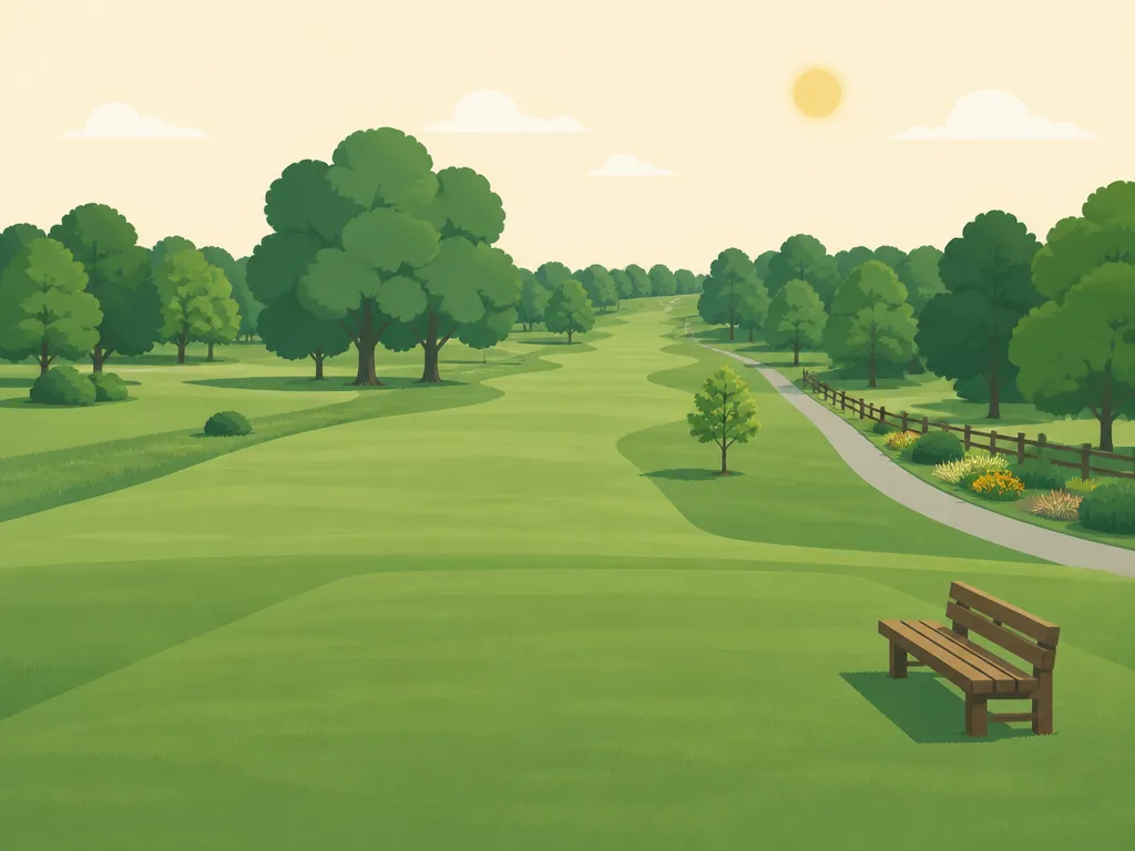 Illustration of Meadow Hills Golf Course