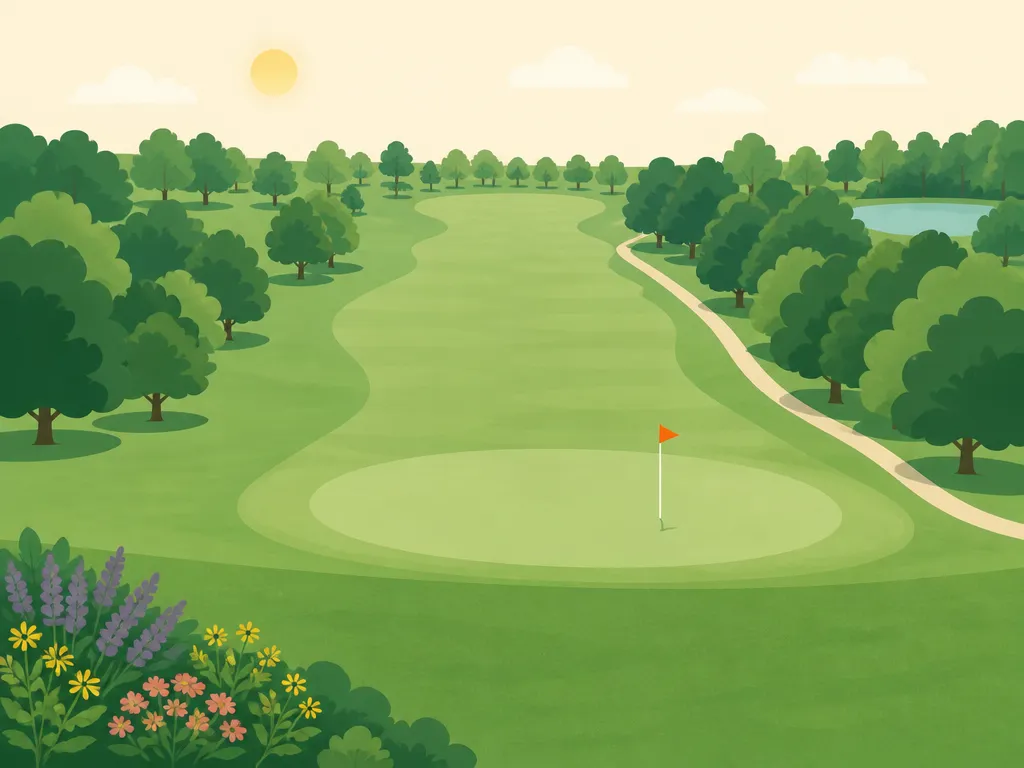 Illustration of Schifferdecker Golf Course