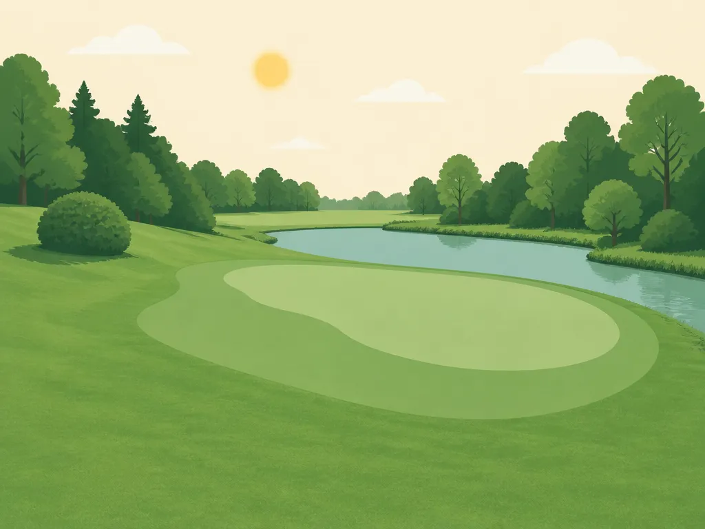Illustration of British Army Golf Club Sennelager (Forest Pine)