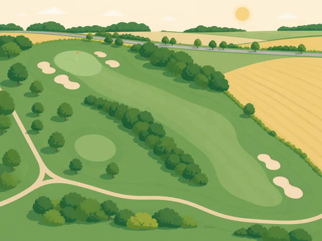 Illustration of Golf und Landclub Haghof (Meisterschaftsplatz)