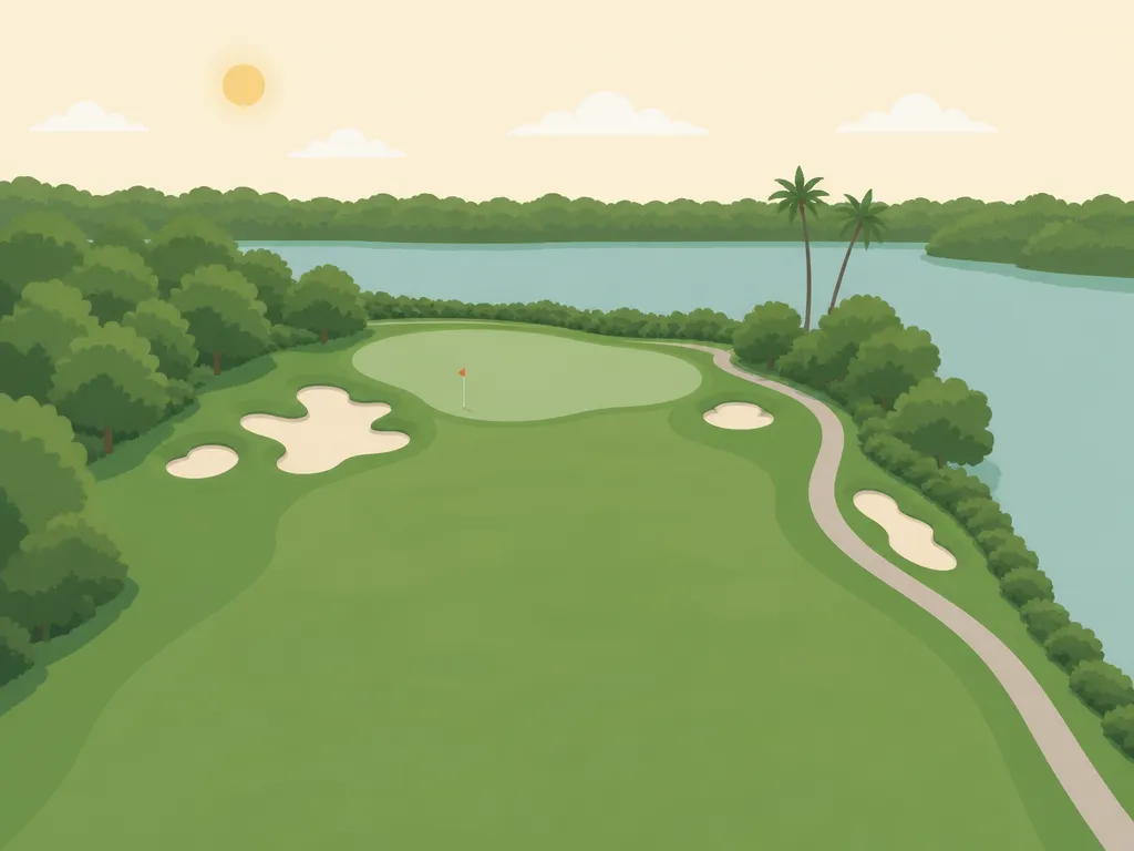Illustration of The Sanctuary Golf Club