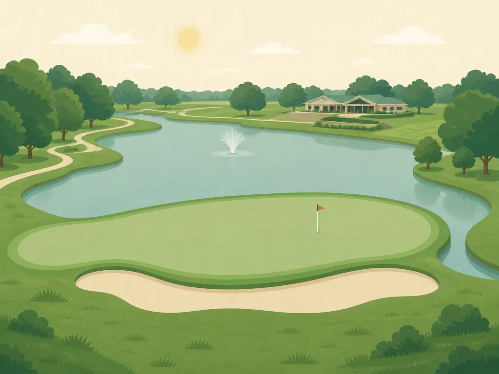 Illustration of Sugar Springs Golf Course