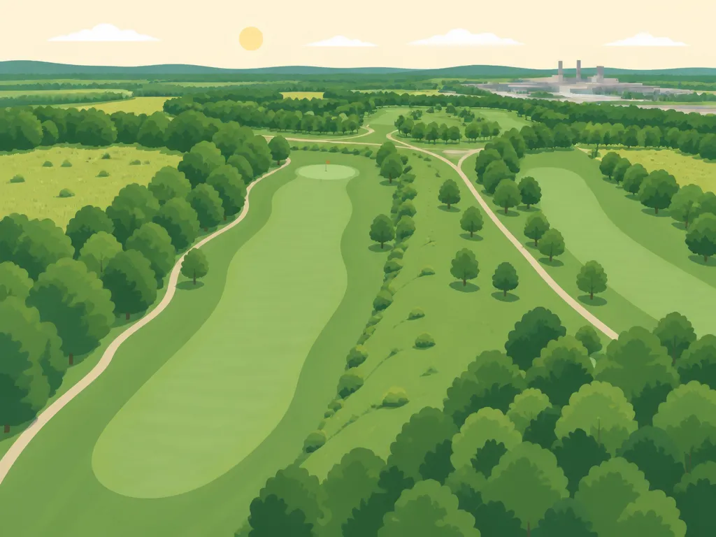 Illustration of Woods Fort Golf Course