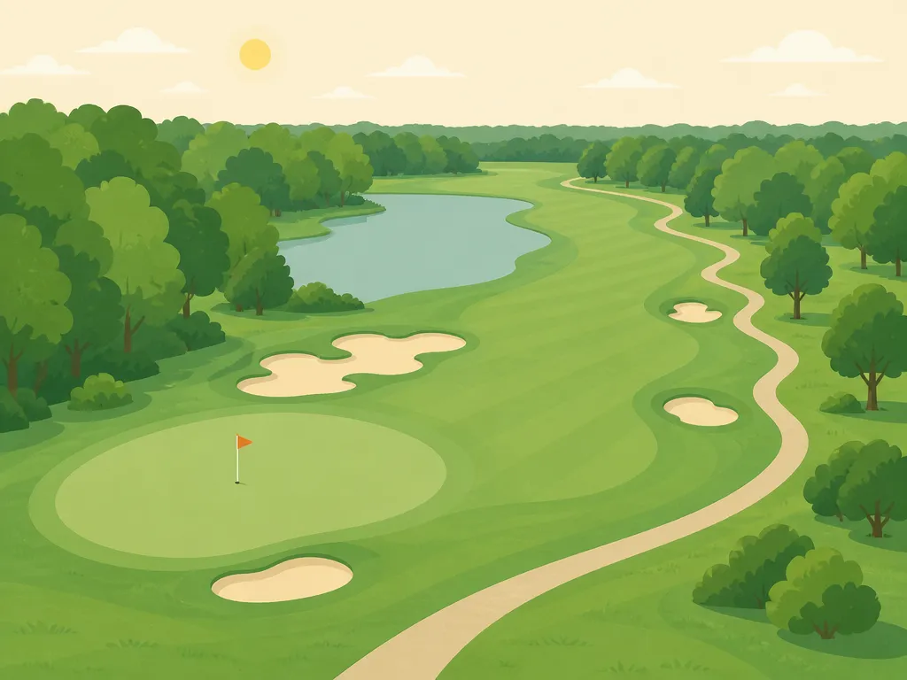 Illustration of Turtleback Golf Course