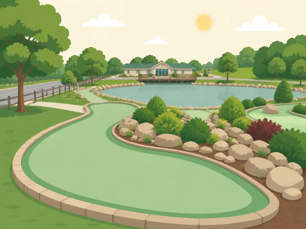 Illustration of Brooke Hills Park Golf Course