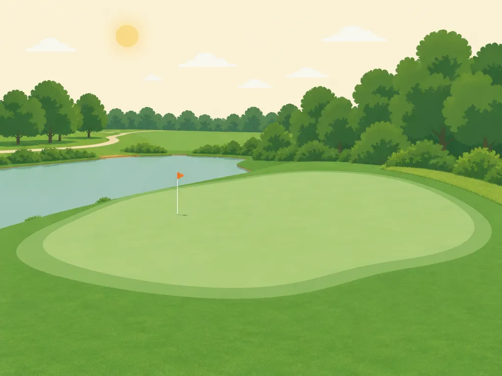 Illustration of Bright Grandview Golf Course
