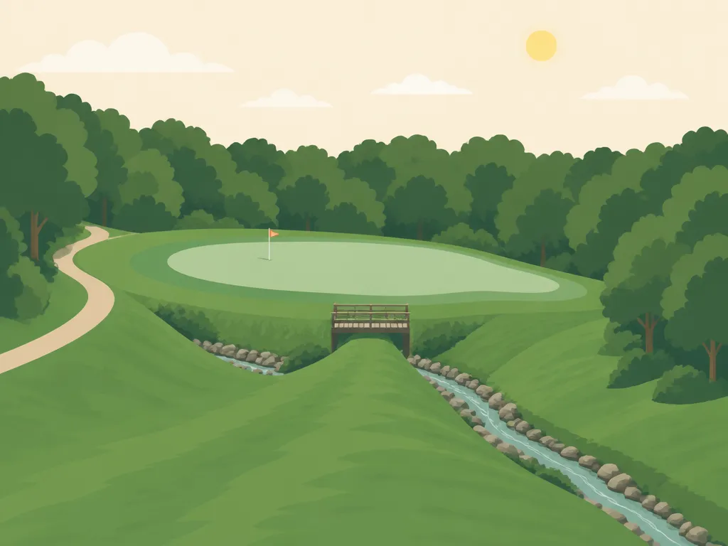 Illustration of Walnut Lane Golf Course