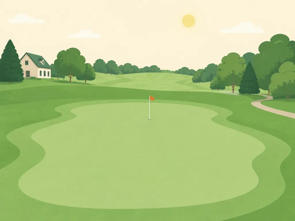 Illustration of Bedford Creek Golf Course