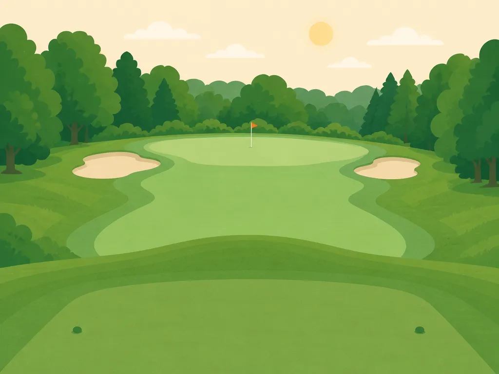Illustration of Round Hill Community Golf Club