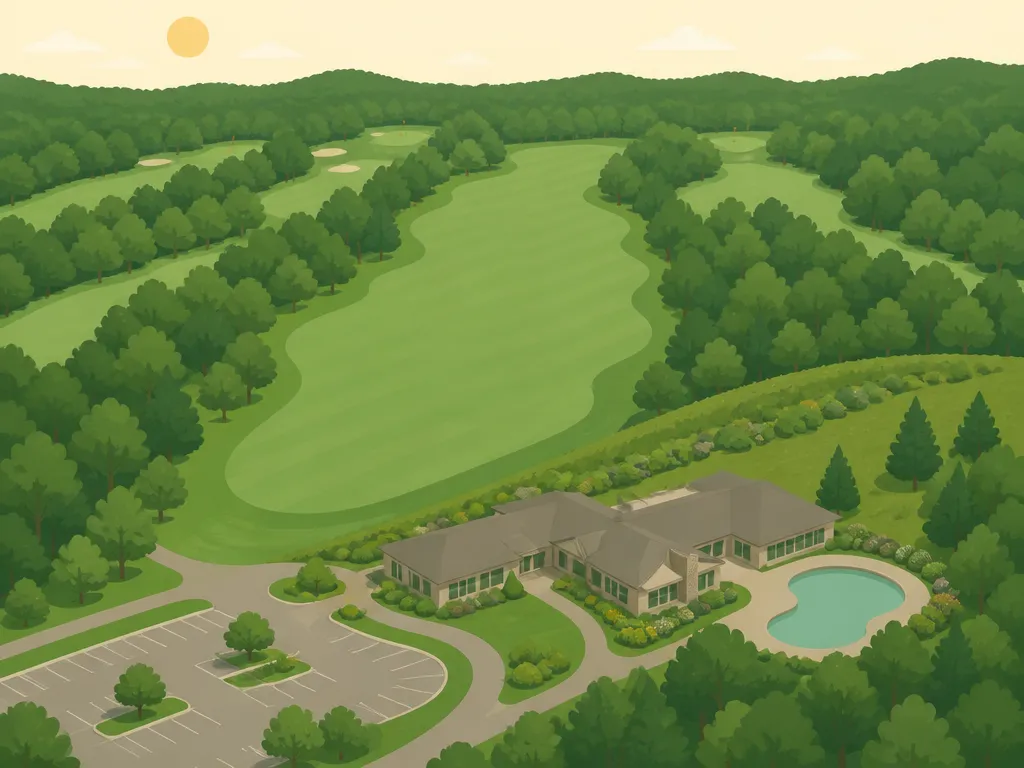 Illustration of Grizzly Ranch Golf Club