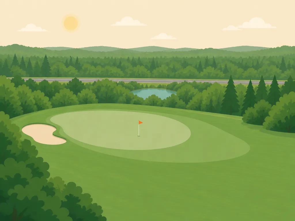 Illustration of Chapples Golf Course