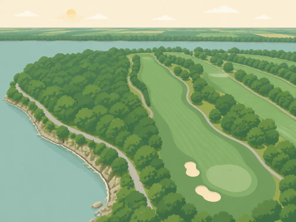 Illustration of Whirlpool Golf Course