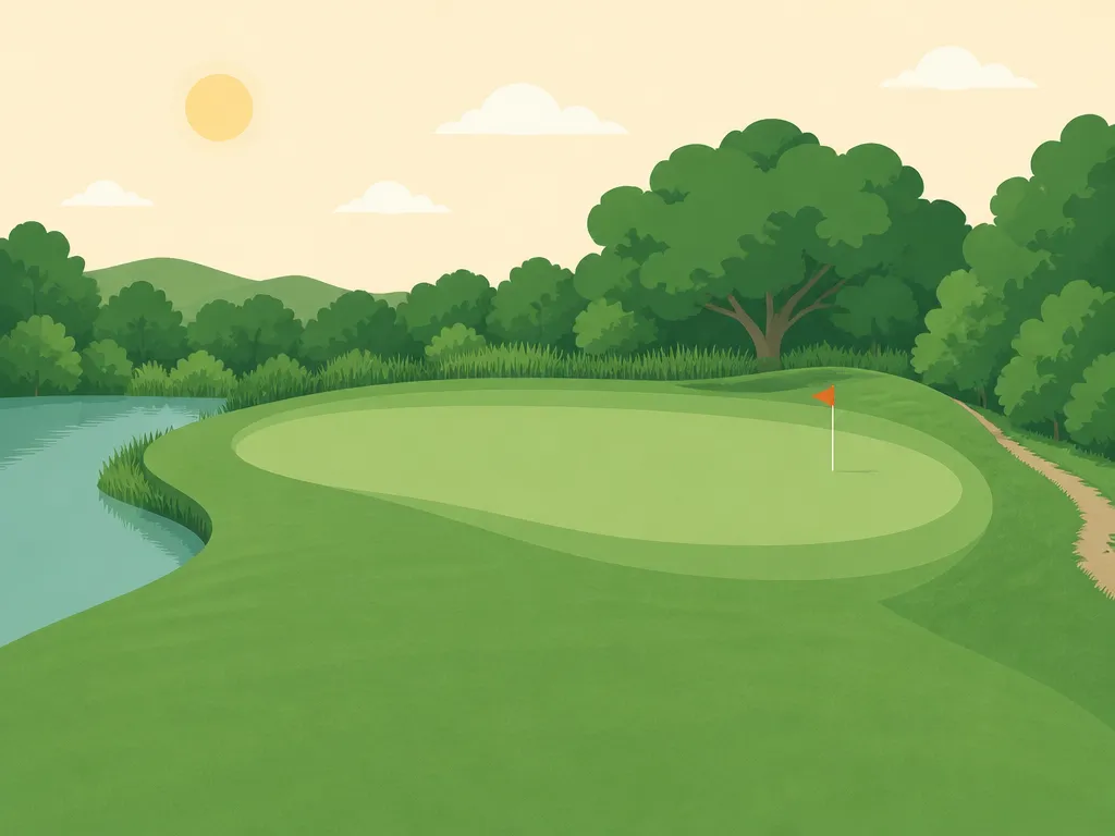 Illustration of River Bend Golf Course