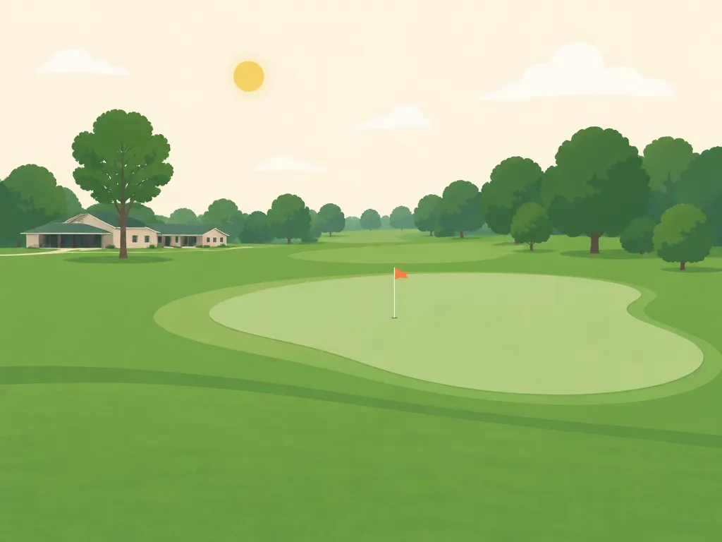 Illustration of Fonda Golf Course
