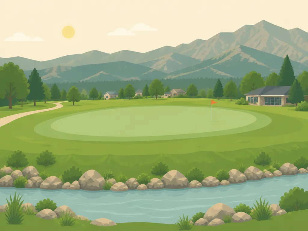 Illustration of Collegiate Peaks Golf Course