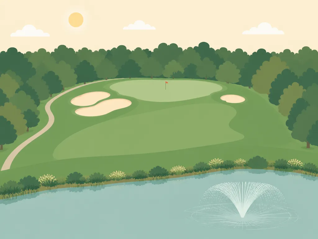Illustration of Meridian Hills Country Club