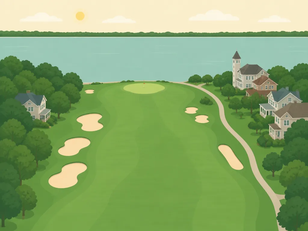 Illustration of Two Rivers Country Club