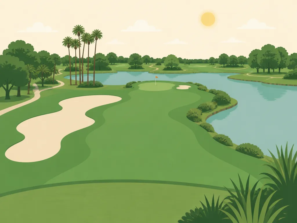 Illustration of The Villages - Executive Golf Trail (Turtle Mound)