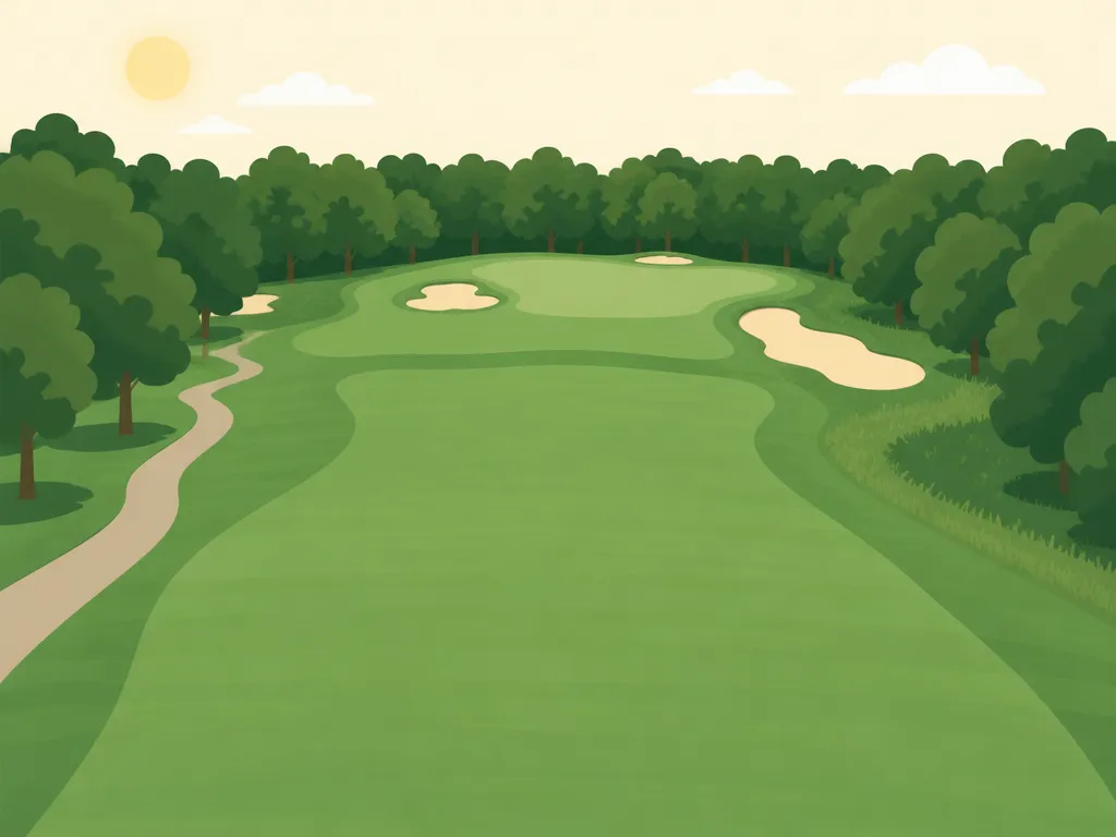 Illustration of Royal Oaks Country Club - Dallas