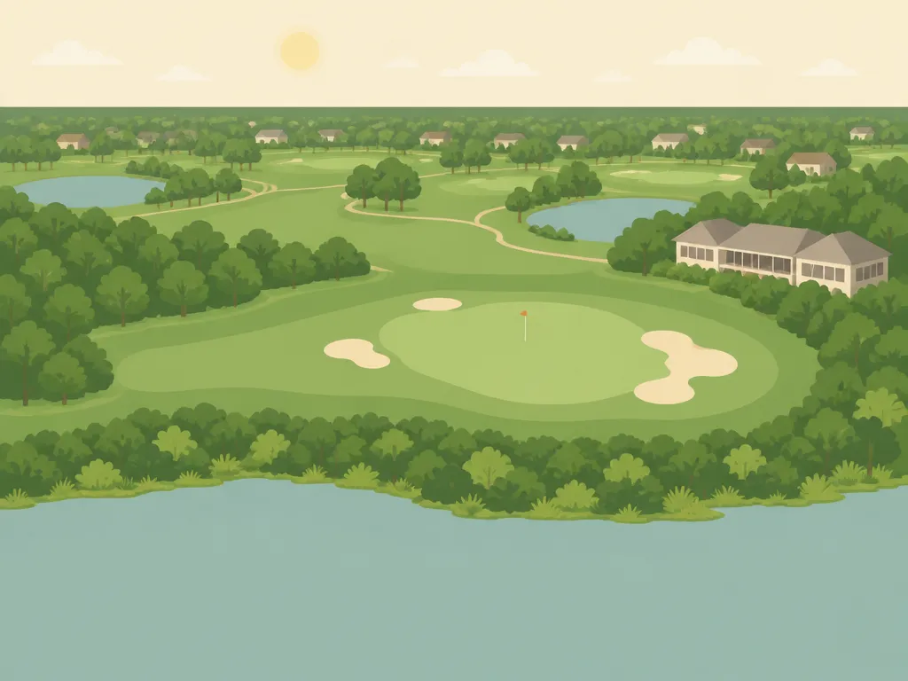 Illustration of Jensen Beach Golf Club