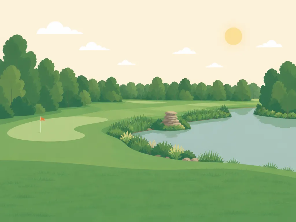 Illustration of Ganienkeh Golf Course