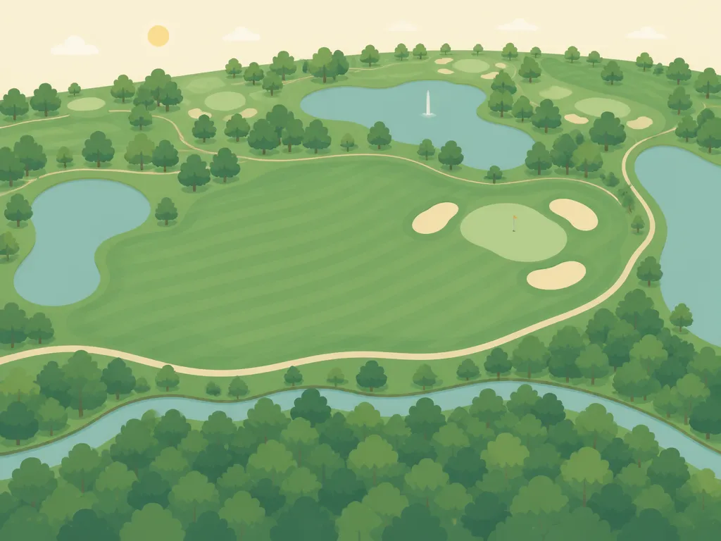 Illustration of Lake Forest Golf Club