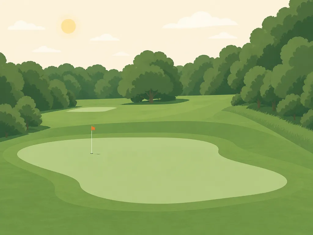 Illustration of Shawnee Hills Golf Course (Par 3)