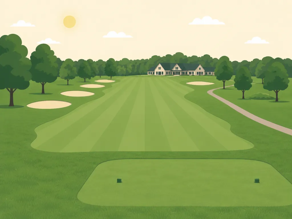 Illustration of Redfield Golf Course