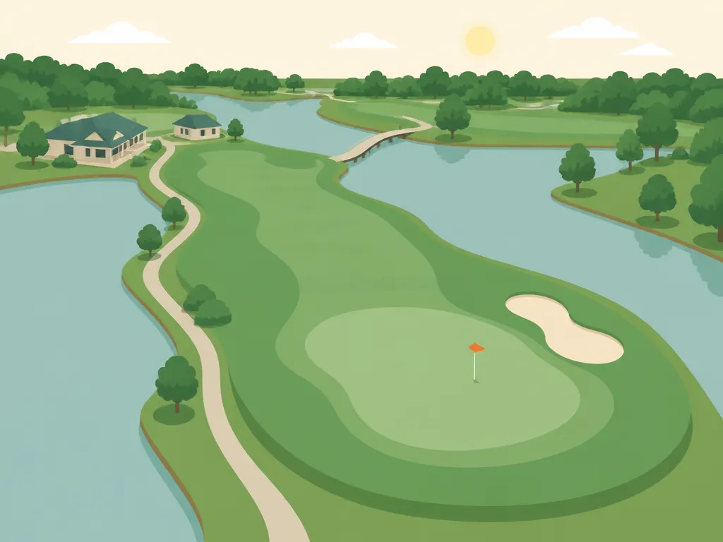 Illustration of Cypress Greens GC
