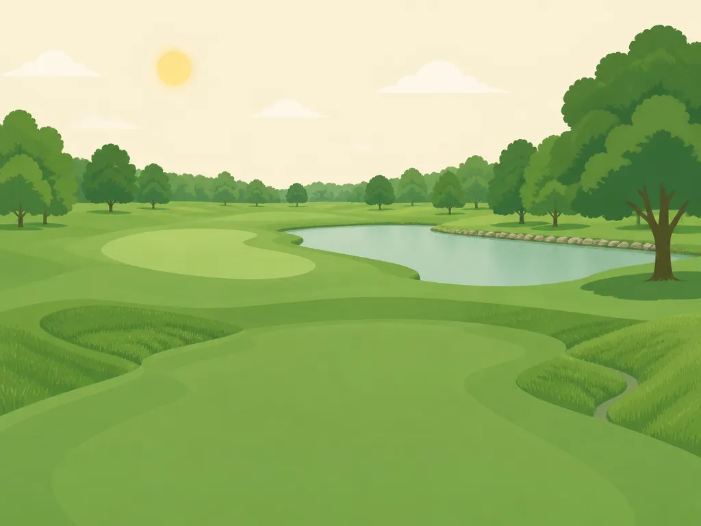 Illustration of Airport Greens Golf Course