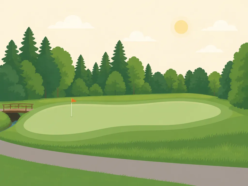 Illustration of Whispering Pines Golf Course