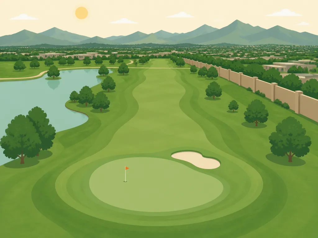 Illustration of Glenmoor Golf Course