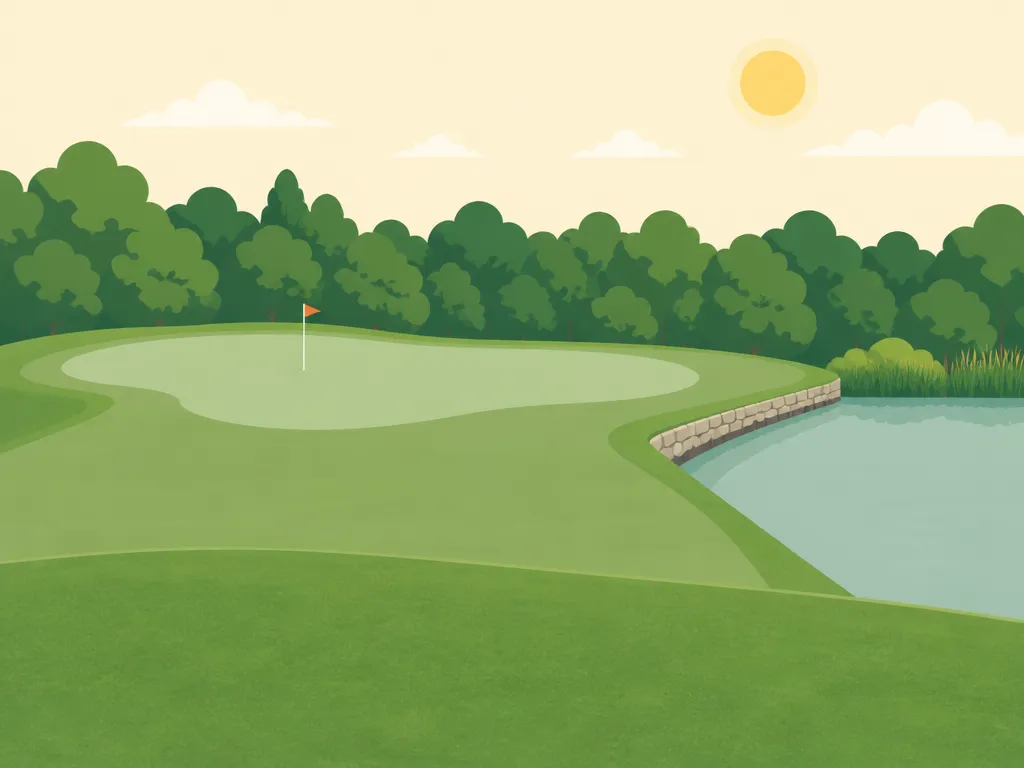 Illustration of Bent Creek Golf Course