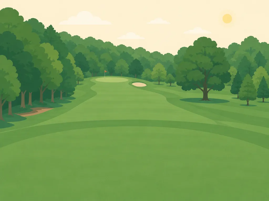 Illustration of Chesley Lake Camp Golf Course