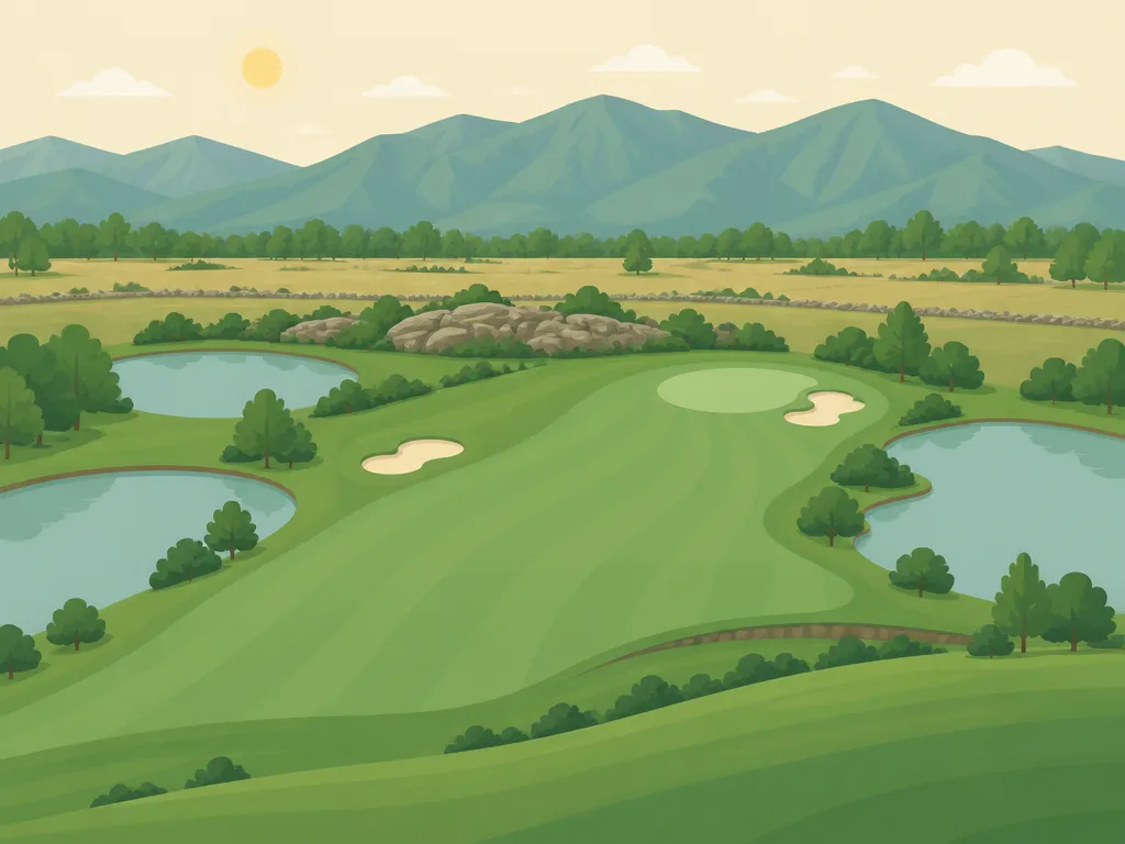 Illustration of Eagle Valley Golf Course (West)