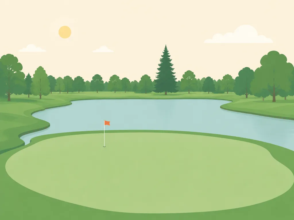 Illustration of Fore Lakes Golf Course (Par 3)