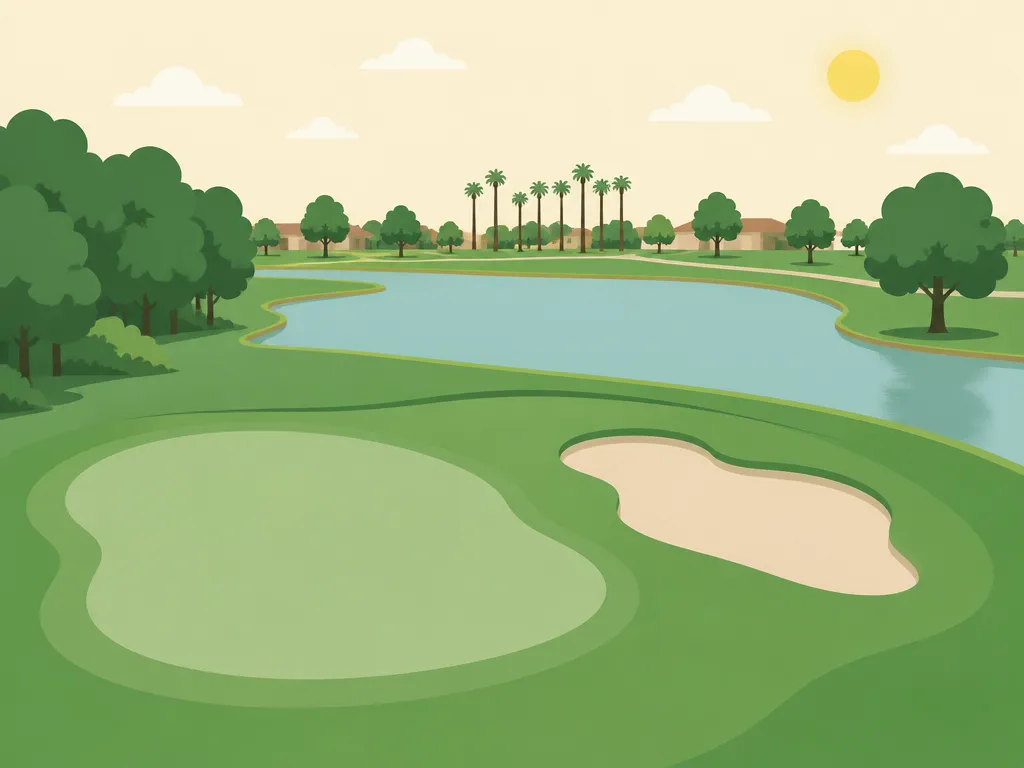 Illustration of Sun Village Golf Course