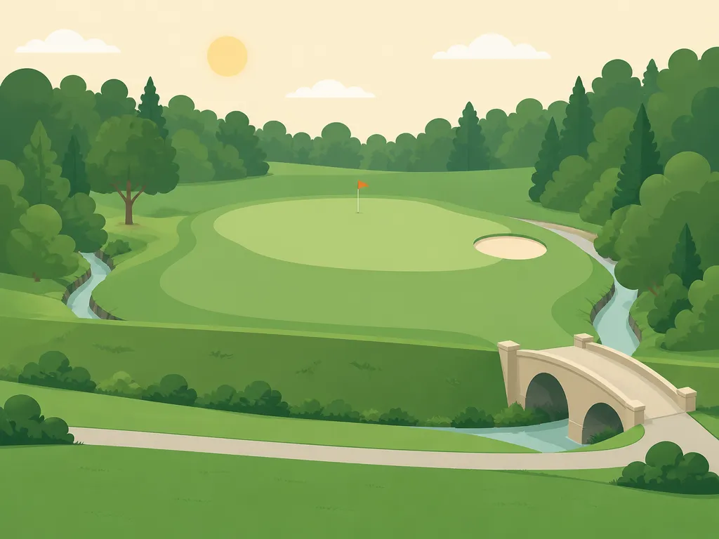 Illustration of Haileybury Golf Club